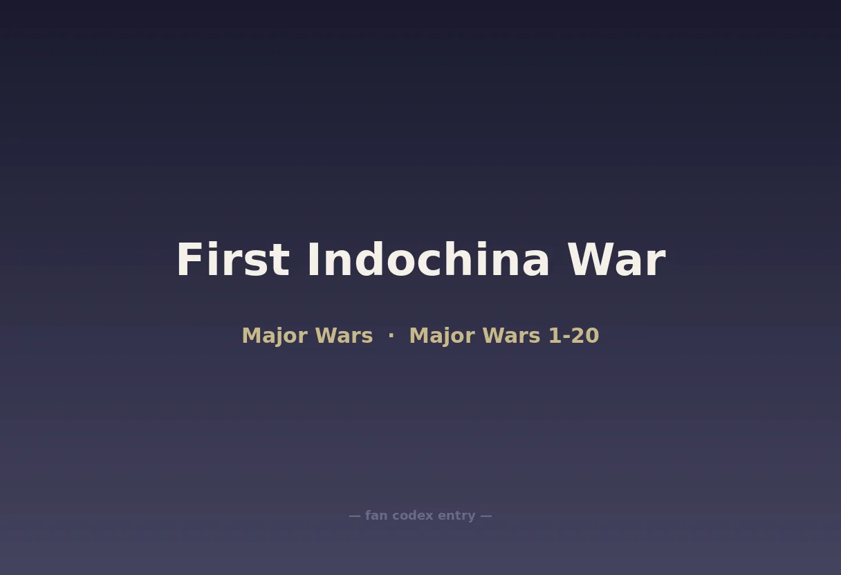 First Indochina War