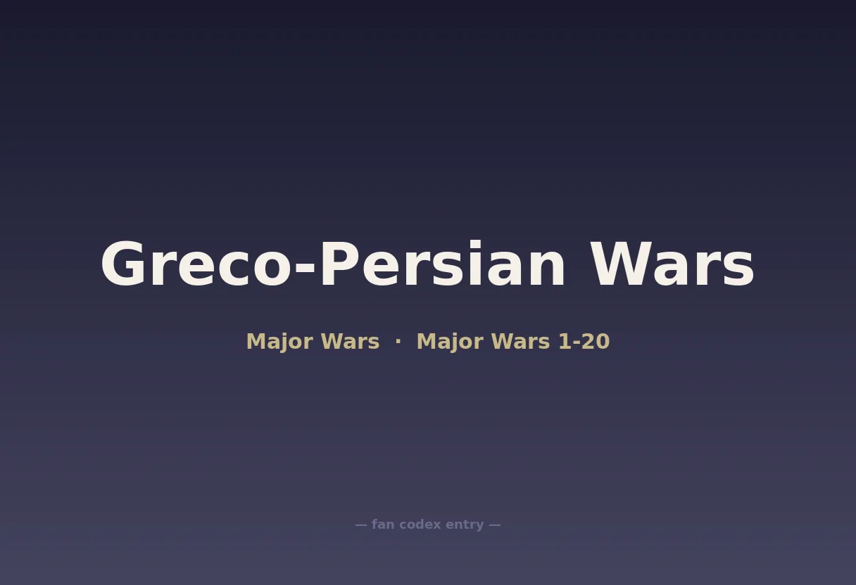 Greco-Persian Wars