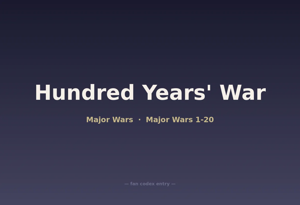 Hundred Years' War