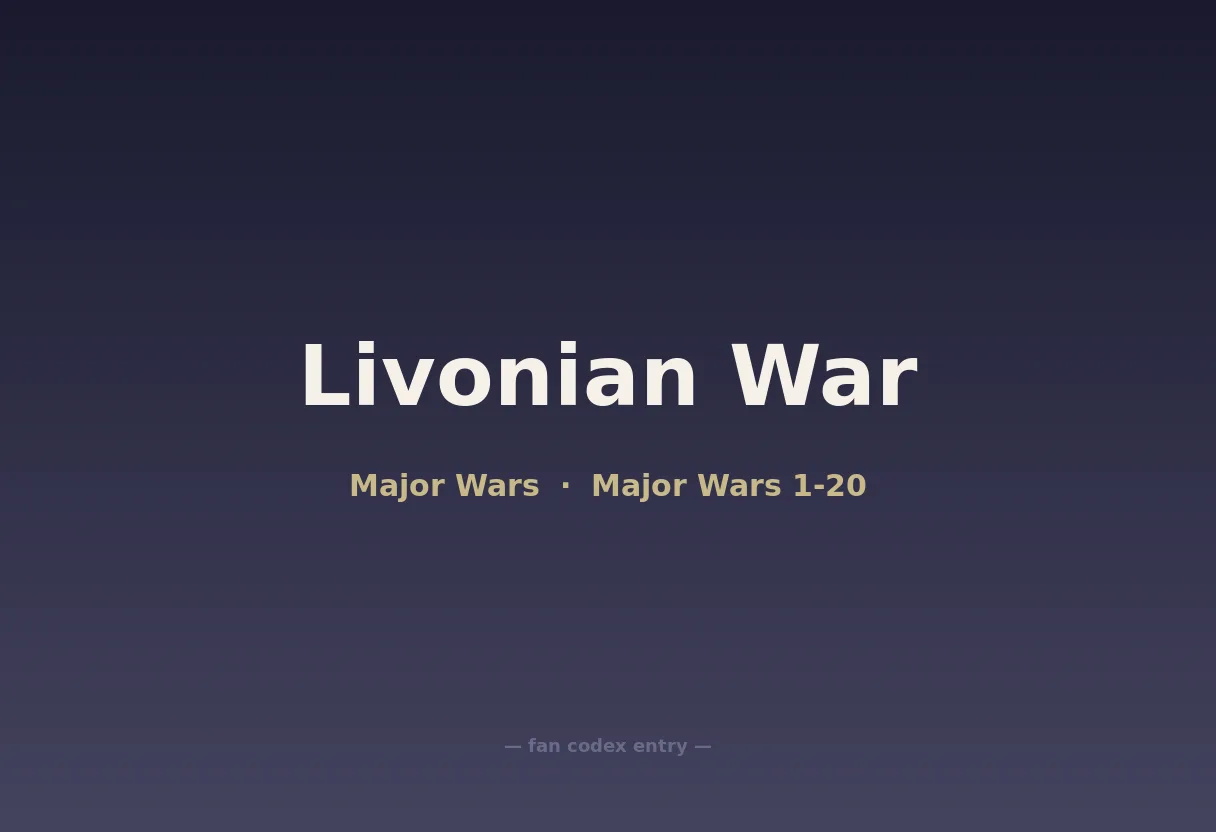 Livonian War