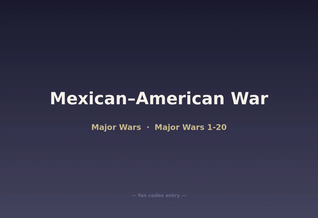 Mexican–American War